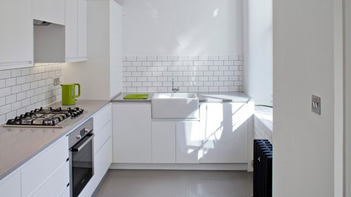 A photo of the kitchen suite in Mona Hatoum's studio
