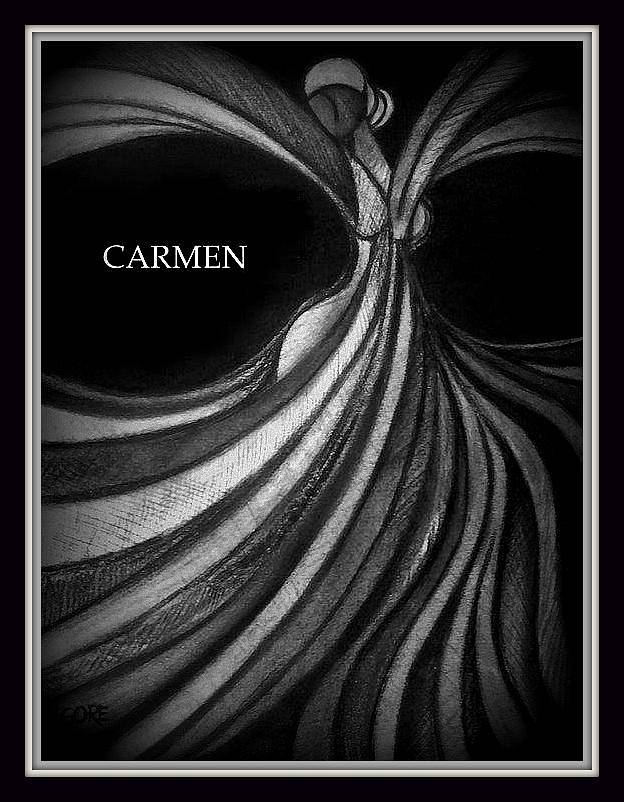 Return to: MICHAEL KILGORE - CALIFORNIA AFRICAN AMERICAN MUSEUM (EXHIBIT) Mixed-media artwork CARMEN - circa 2011 - Carmen de Lavallade (inspiration) by Michael Kilgore