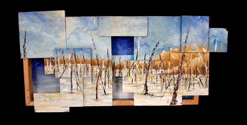 Ochre Grove Oil painting Ochre Grove by Adrian Molina