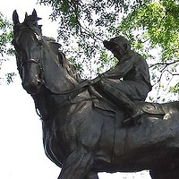 Bronze Horse on Custom Cast Monolith //images.artistrunwebsite.com/gallery/img_1240871413500523_large.jpg?1516533517