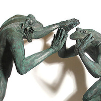 Bronze Anthropomorphic Frog Sculpture //images.artistrunwebsite.com/gallery/img_1240901413501212_large.jpg?1516533517