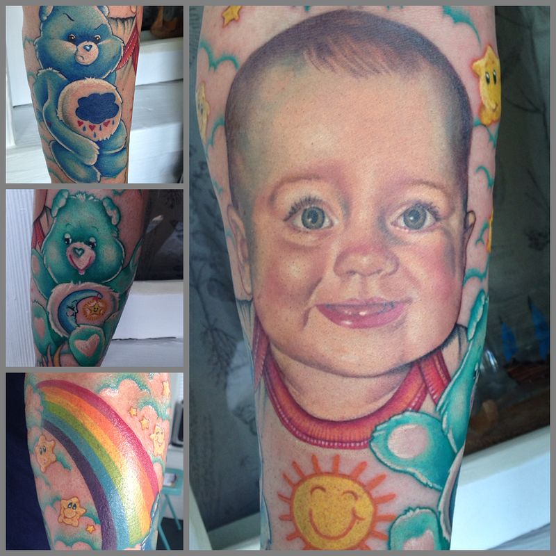 carebears baby portrait tofino b c sweet siren tattoo carebears baby portrait tofino b c sweet siren tattoo