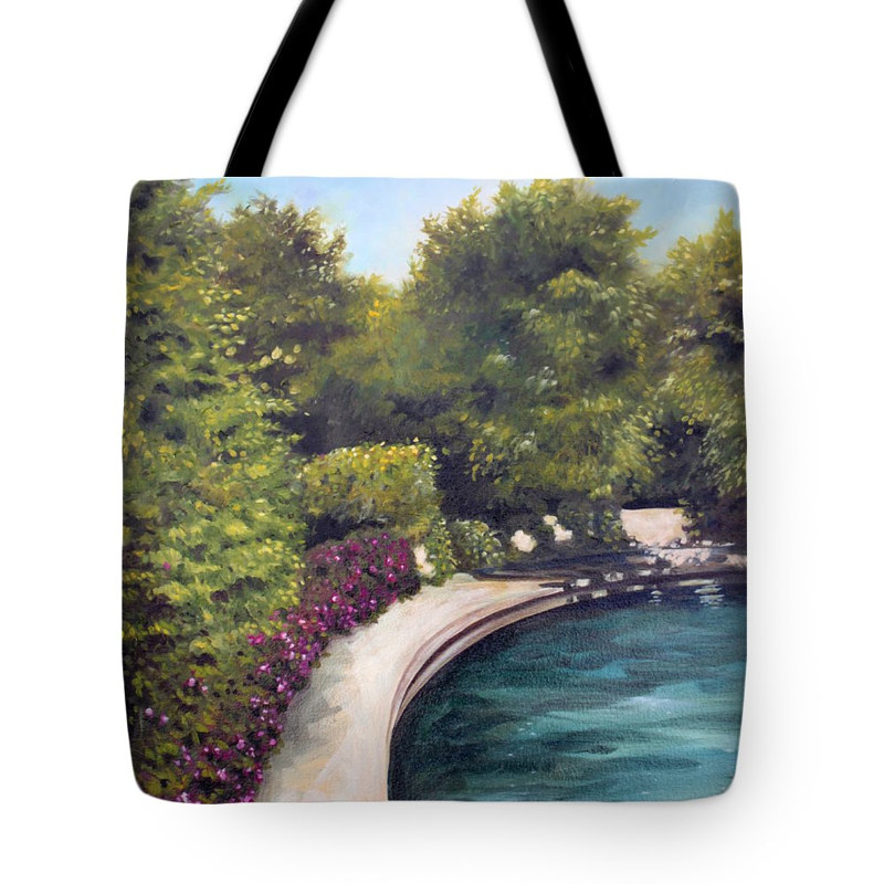 Naperville tote Print Naperville tote by Debbie Hart