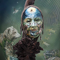 OLD_GRANDMOTHER_SPIDER_mask-art-print //images.artistrunwebsite.com/gallery/img_1570571443926005_large.jpg?1449462660