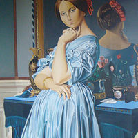 A study of Jean-Auguste Dominique Ingres (1780-1867) //images.artistrunwebsite.com/gallery/img_1607781447127762_large.jpg?1447663132