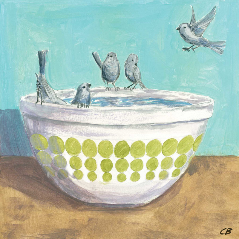 Birdbath C-122 Print Birdbath C-122 by Cody Blomberg