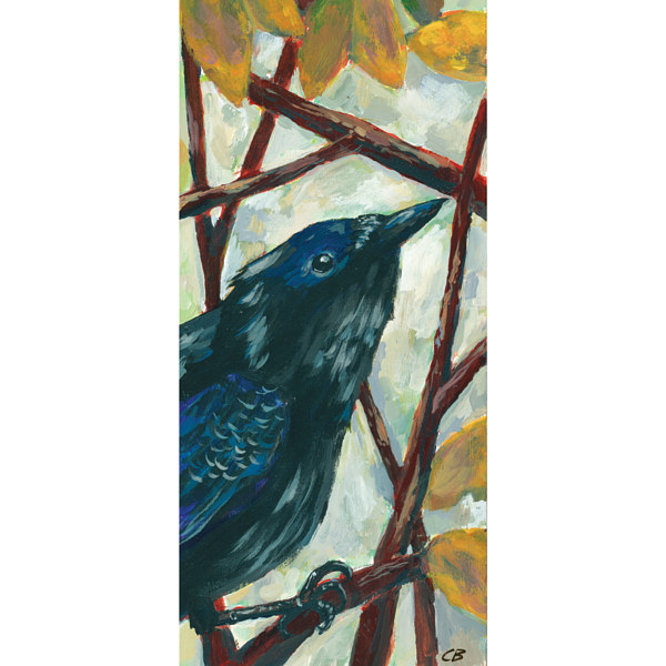 Crow Left C060 Print Crow Left C060 by Cody Blomberg