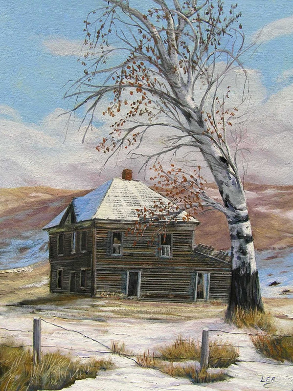 Way Back When Oil painting Way Back When by Cecilia Lea