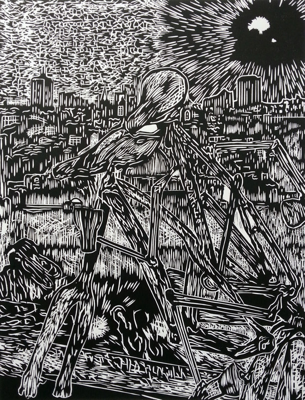 Cycadic Rider 1 (monochrome) Cycadic Rider 1 (monochrome) by John Hovig