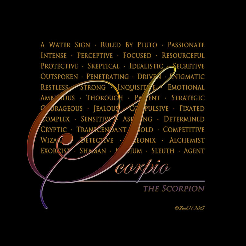 Scorpio Print Scorpio by Sue Ellen Brown