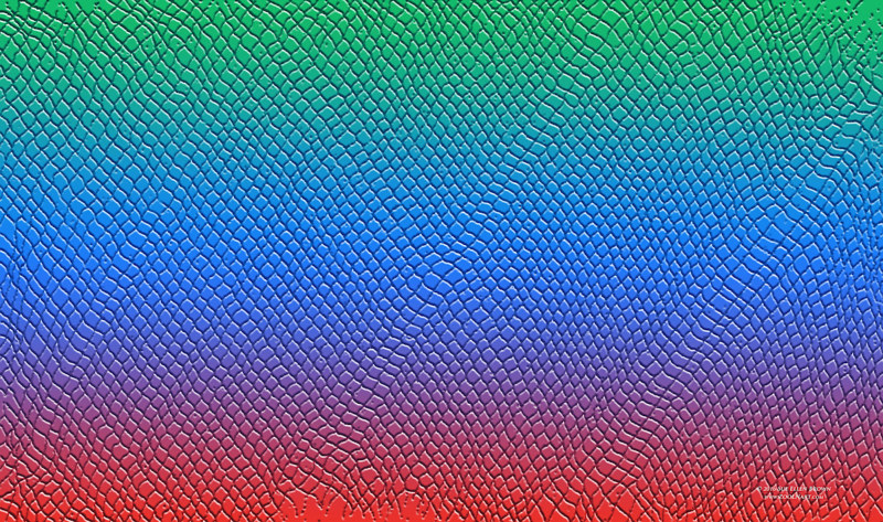Wedge of Temur, greenbluered_bar Drawing Wedge of Temur, greenbluered_bar by Sue Ellen Brown