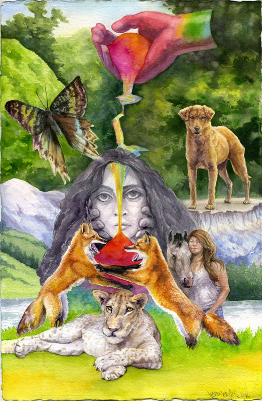Equinox Painting Equinox by Lisa Baechtle