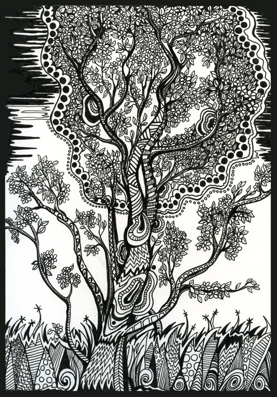 Windblown Drawing Windblown by Danielle Scott
