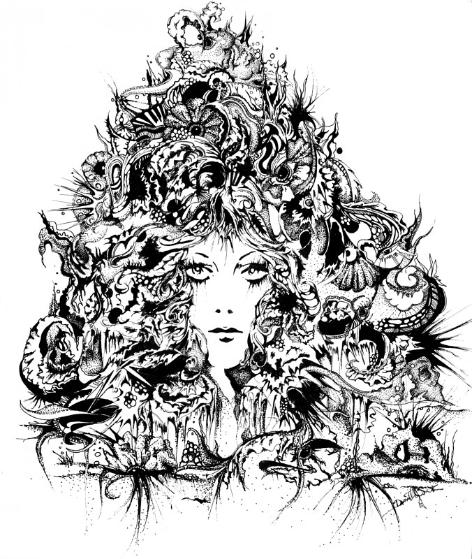 Majestic Lady (original sold, prints available) Drawing Majestic Lady (original sold, prints available) by Danielle Scott