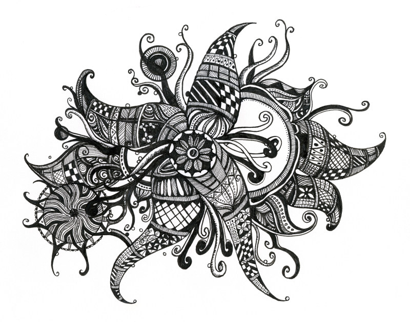 Pinwheel Drawing Pinwheel by Danielle Scott