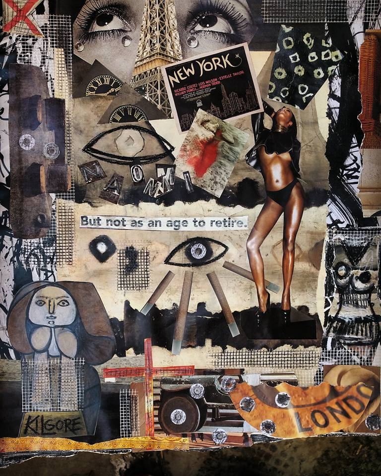 Return to: COLLAGE ART INTERPRETATIONS - CUT PAPER - OIL - FIBERGLASS TAPE - PASTEL - CHARCOAL - CHINA MARKER ASCENSION OF NAOMI - 2016 by Michael Kilgore