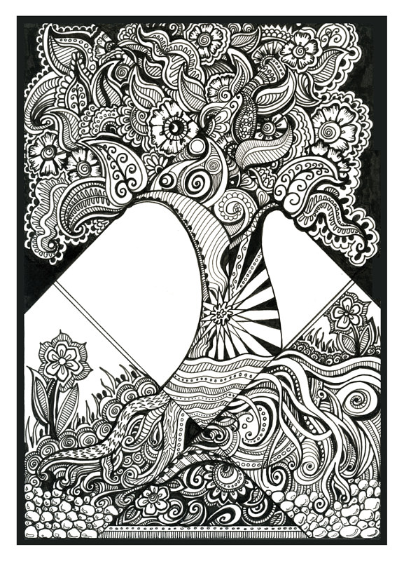 Grandiose Drawing Grandiose by Danielle Scott
