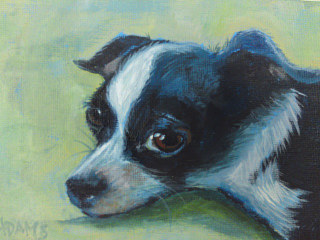 Pickle Acrylic painting Pickle by Sally Adams