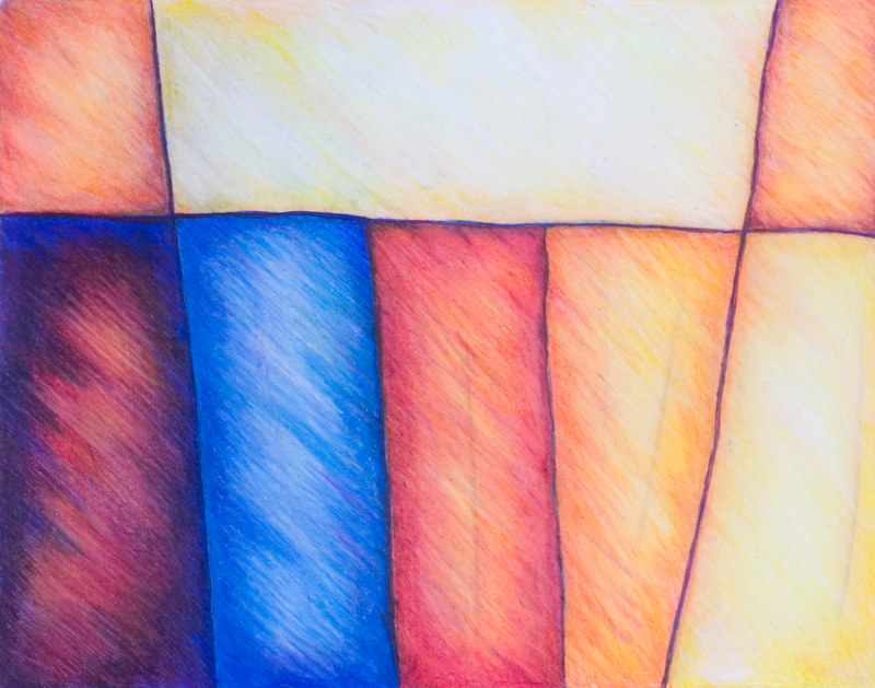 Color Block Watercolor Color Block by Danielle Scott