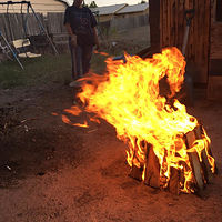 firing pots, these pieces will be black //images.artistrunwebsite.com/gallery/img_1864421462947006_large.jpg?1462947074