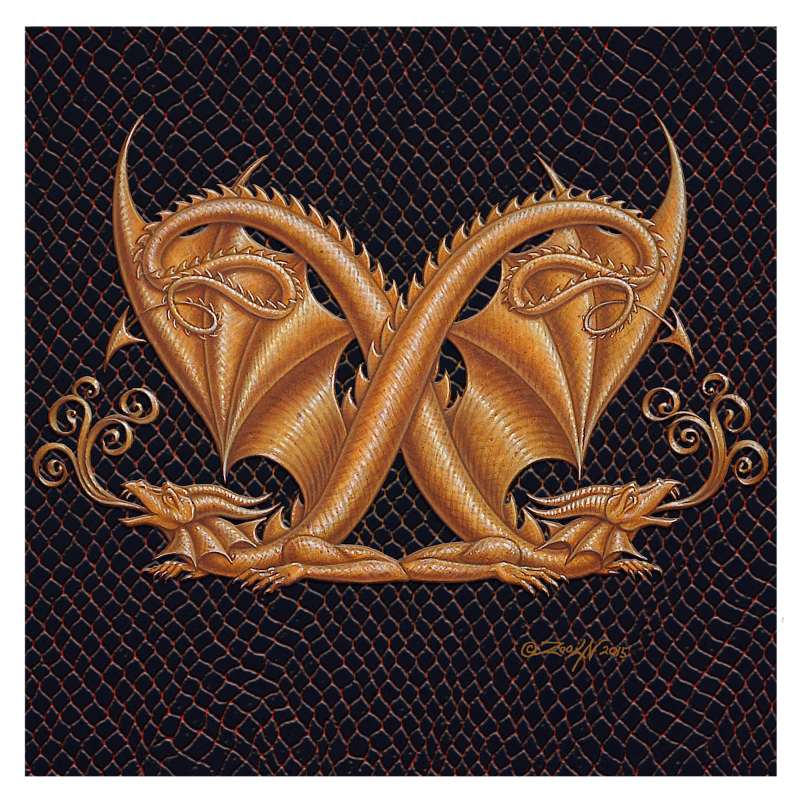 Letter X, Gold 8x8" Print Letter X, Gold 8x8" by Sue Ellen Brown