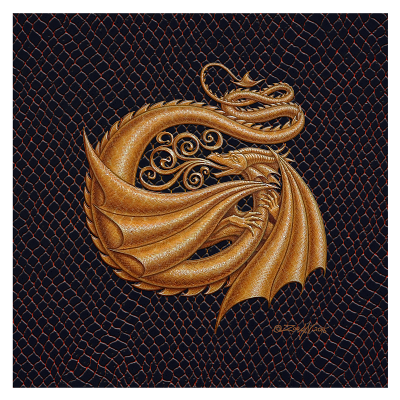 Letter G, Gold 8x8" Print Letter G, Gold 8x8" by Sue Ellen Brown
