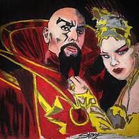 Flash Gordon: Ming and Princess Aura //images.artistrunwebsite.com/gallery/img_1945141468222550_large.png?1468222660