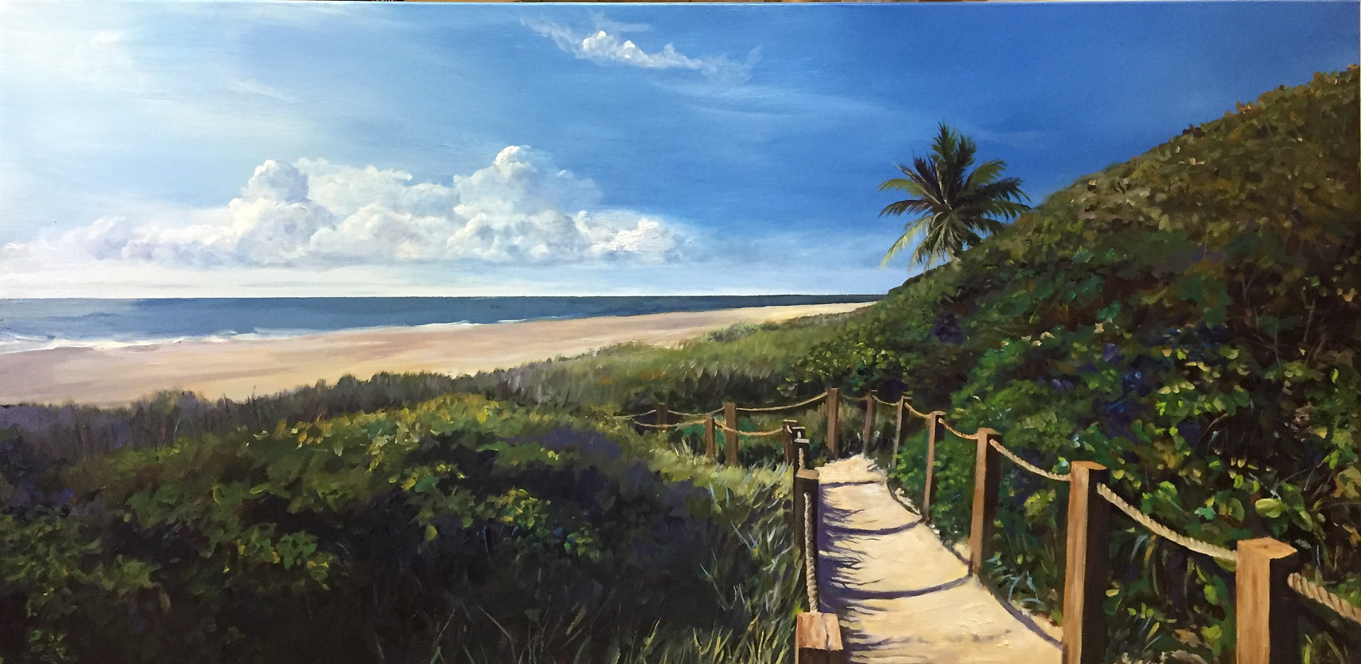 Return to: Oil Paintings Oil painting Boca Raton, Florida by Betty Ann Medeiros