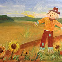 Scarecrow in field //images.artistrunwebsite.com/gallery/img_1996961470798116_large.jpg?1470798326