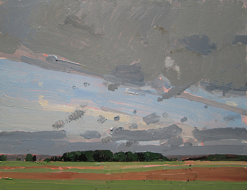 August End, Bobby's Field Acrylic painting August End, Bobby's Field by Harry Stooshinoff