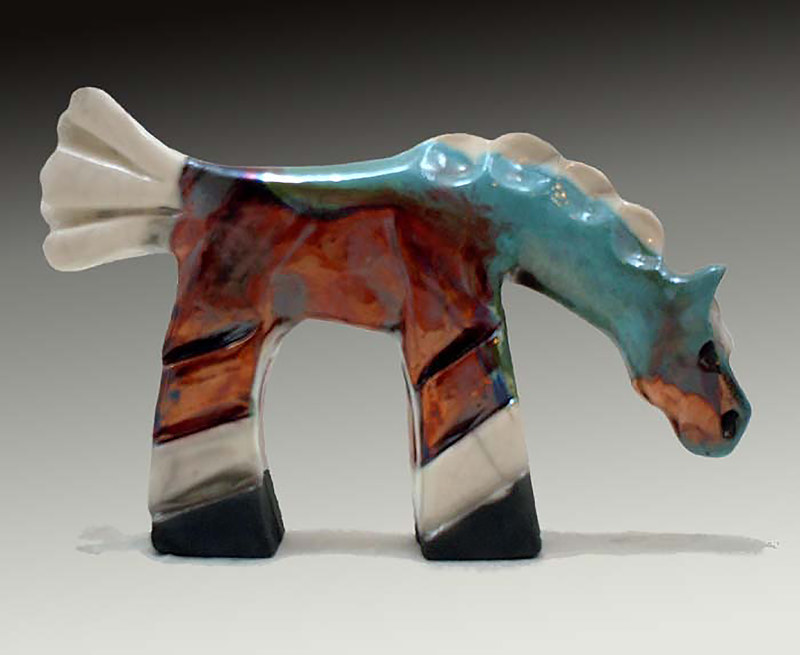 Grazing Horse Grazing Horse by Cathy Crain