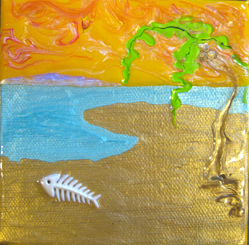 Burp! Acrylic painting Burp! by Pamela Neswald