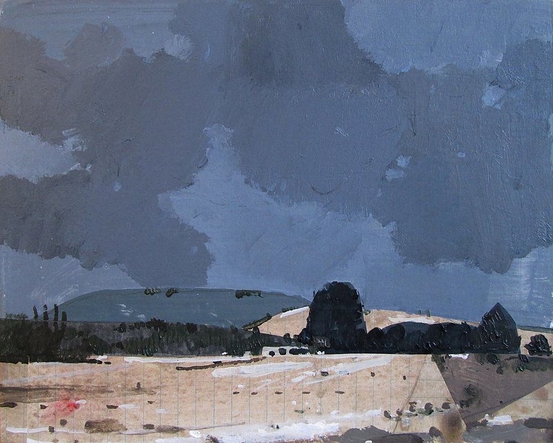 First Snow, Garden Hill Acrylic painting First Snow, Garden Hill by Harry Stooshinoff