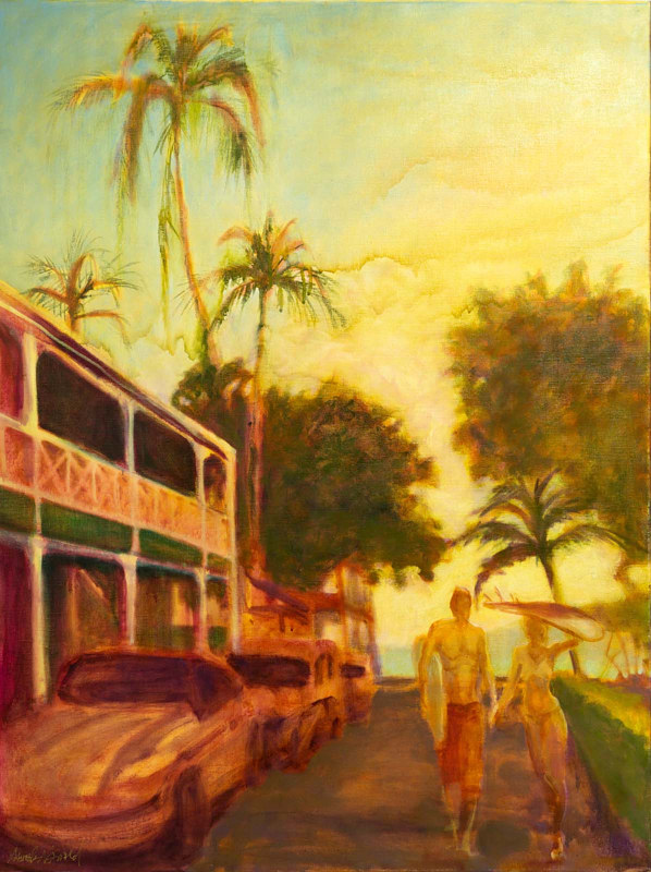 Making Memories Lahaina 24x32, flat/rolled Making Memories Lahaina 24x32, flat/rolled by Pamela Neswald