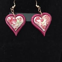 Heart polymer earrings //images.artistrunwebsite.com/gallery/img_2161661483231385_large.jpg?1483231657