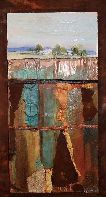 Under The Surface Acrylic painting Under The Surface by Steve Latimer