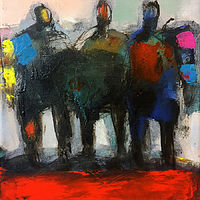 Three little figures 10 x 10" acrylic on canvas //images.artistrunwebsite.com/gallery/img_2224701486901687_large.jpg?1619624318