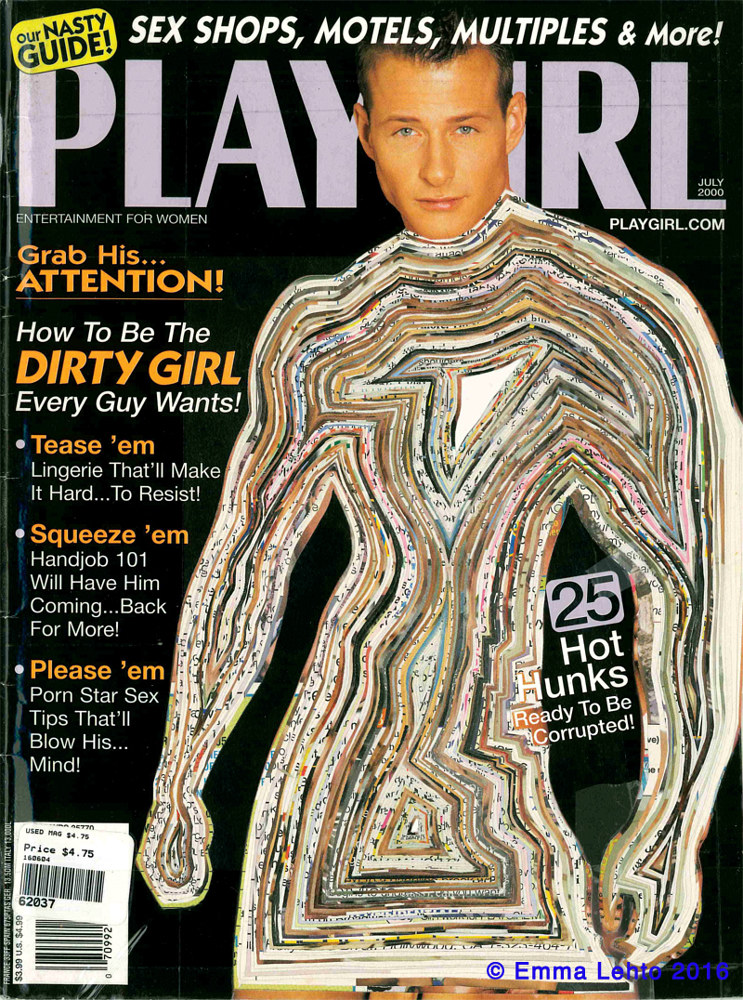 Return to: 2017/16- Rejected (WARNING: GRAPHIC IMAGES NOT SUITABLE FOR ALL ) Sculpture Rejected: Playgirl Magazine ( #2 ) by Emma Lehto