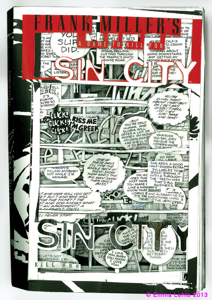 Return to: 2013 - Extant Series ( 2 books of 3 ) Sculpture The Extant Series. ( Miller, Frank. Sin City: A Dame to Kill For. 2nd Edition Milwaukee: Dark Horse Comics, 2005 ) by Emma Lehto