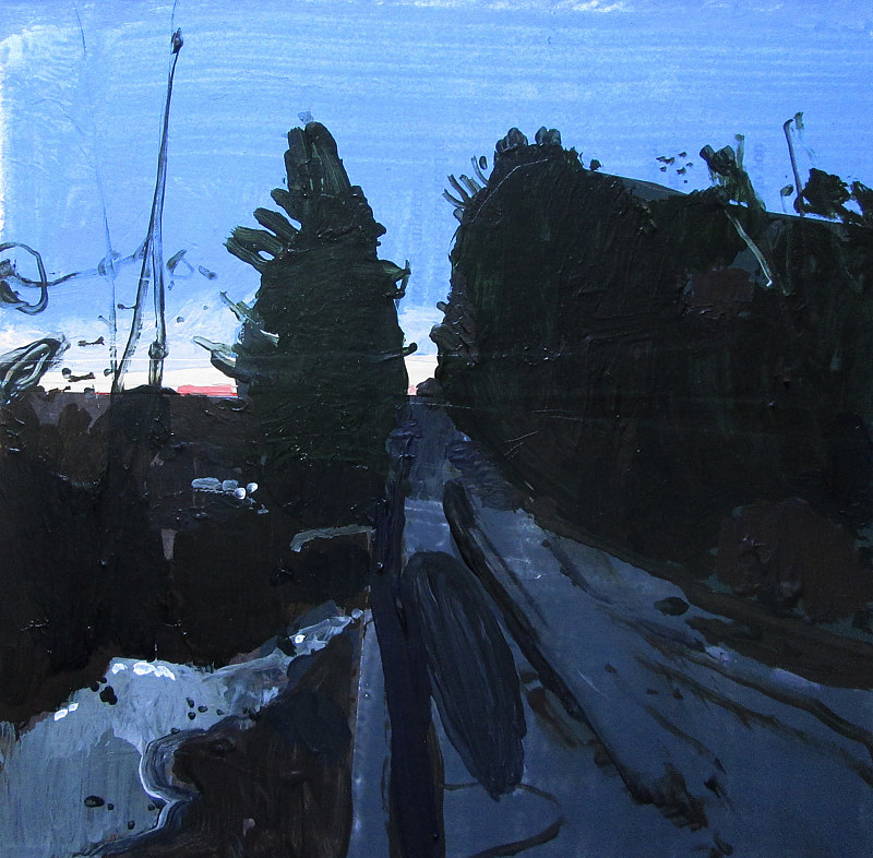 Sundown, Cedar Valley Acrylic painting Sundown, Cedar Valley by Harry Stooshinoff
