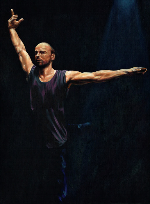 Dance Practice Oil painting Dance Practice by Richard Mountford