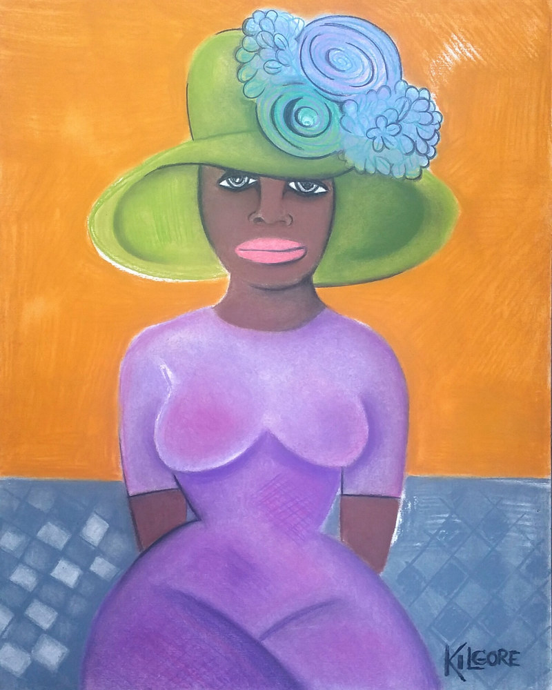 Return to: RENAISSANCE OF HARLEM Mixed-media artwork TALLEULAH by Michael Kilgore ~ 2004 by Michael Kilgore