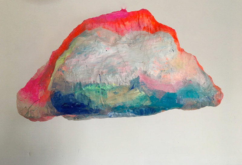 Sunset Cloud Acrylic painting Sunset Cloud by Julie Gladstone