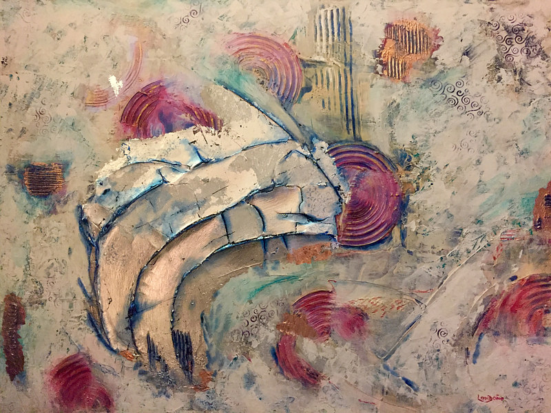 Abstract Vision Acrylic painting Abstract Vision by Jose Londono