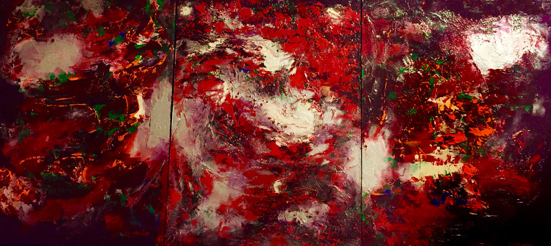 Looking at the Stars Acrylic painting Looking at the Stars by Jose Londono