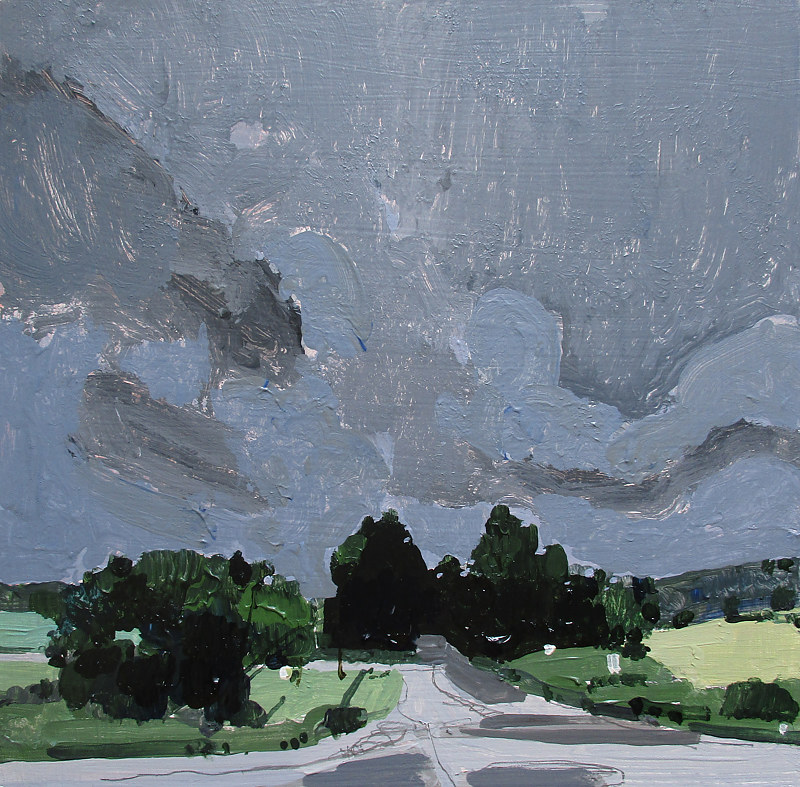 Home Sky Acrylic painting Home Sky by Harry Stooshinoff