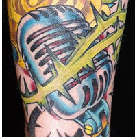 Sacred Microphone Tattoo //images.artistrunwebsite.com/gallery/img_24501343954330_large.jpg?1499946587