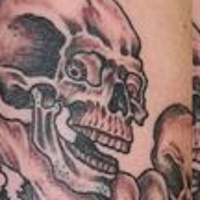 Golfin Skeletons Tattoo //images.artistrunwebsite.com/gallery/img_24671343954372_large.jpg?1425004742