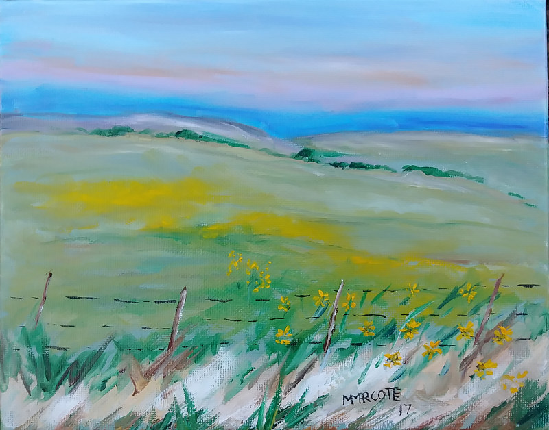 Eclipse in Jay Em Wyoming Oil painting Eclipse in Jay Em Wyoming by Michelle Marcotte