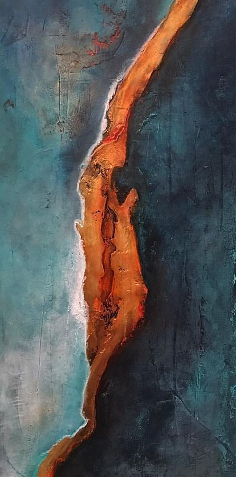 Return to: Sold Art Acrylic painting Reflecting by Ginger Thomas